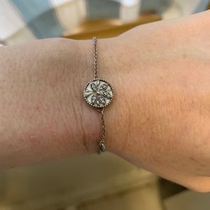 Pandora sterling silver slider bracelet.